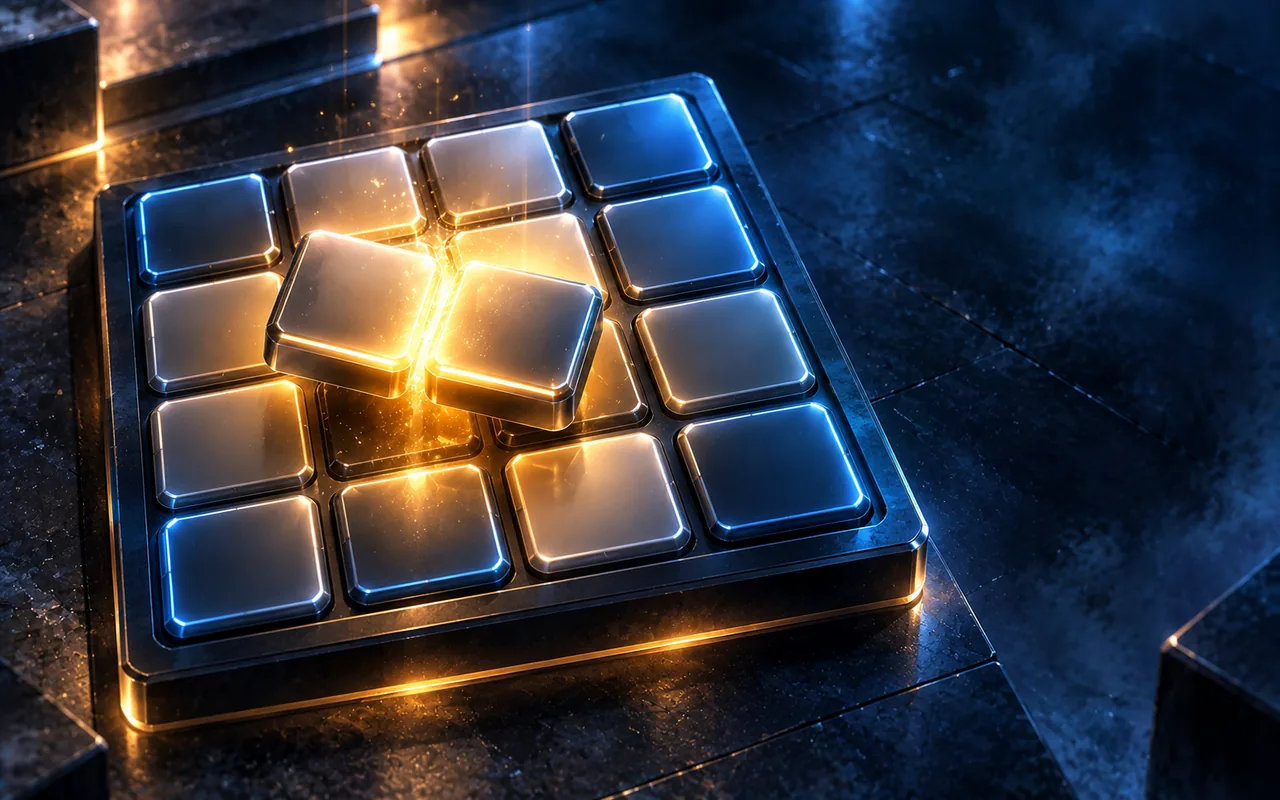 Merge Grid — Number puzzle
